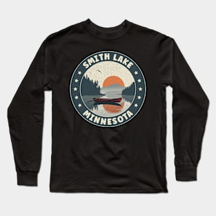 Smith Lake Minnesota Sunset Long Sleeve T-Shirt